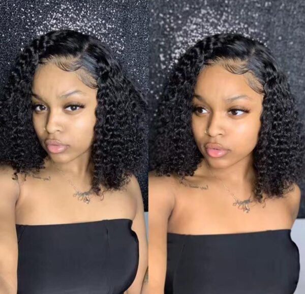 Kinky curly métissée noire 14" – Image 5