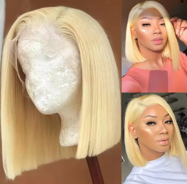 Bob lisse blonde 10" – Image 2