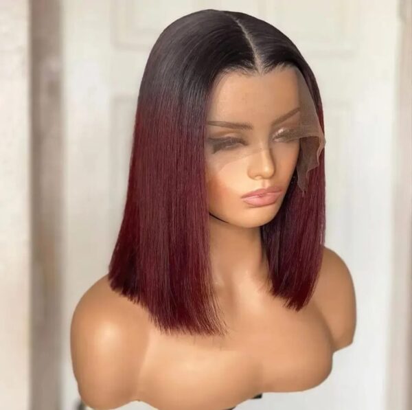 Bob lisse rouge noire 10 – Image 2