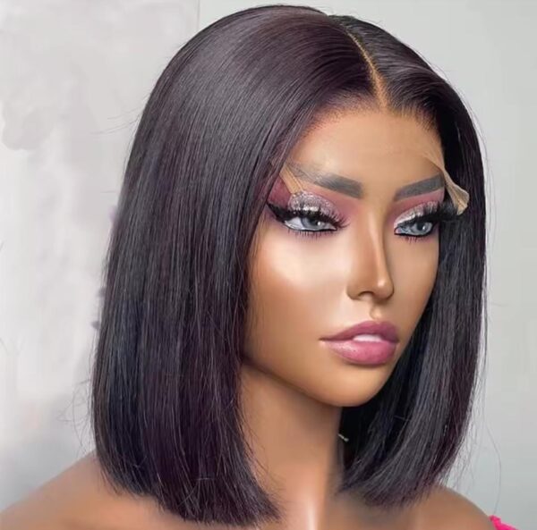 Bob lisse noire 10"