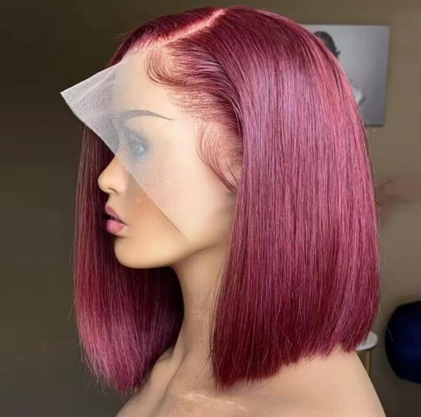 Bob lisse rouge 10" – Image 2