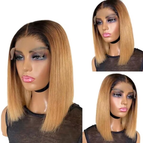 Bob lisse ombre miel 10" – Image 4