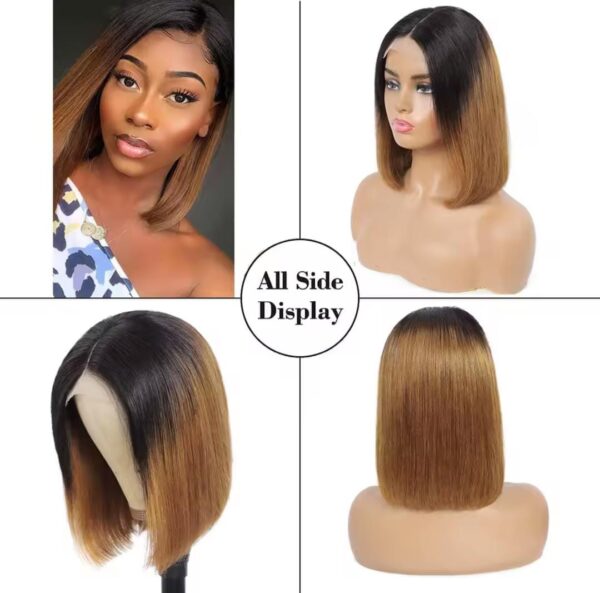 Bob lisse ombre miel 10" – Image 5