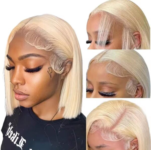 Bob lisse blonde 10" – Image 5