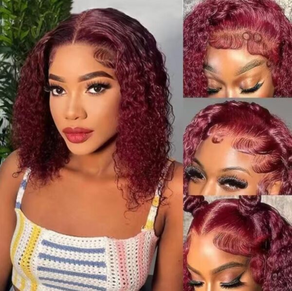 Kinky curly métissée rouge 14" – Image 3