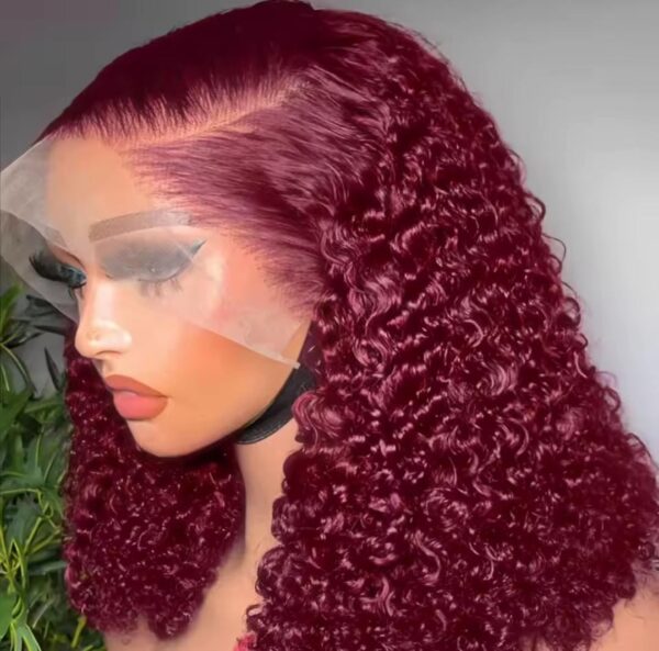 Kinky curly métissée rouge 14"