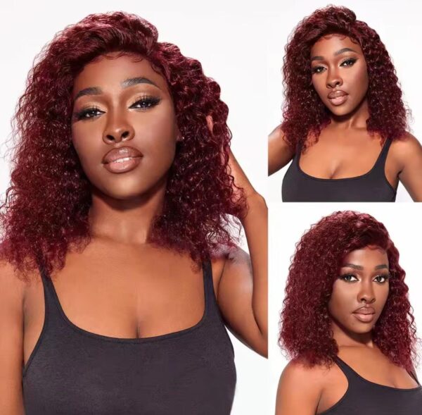 Kinky curly métissée rouge 14" – Image 4