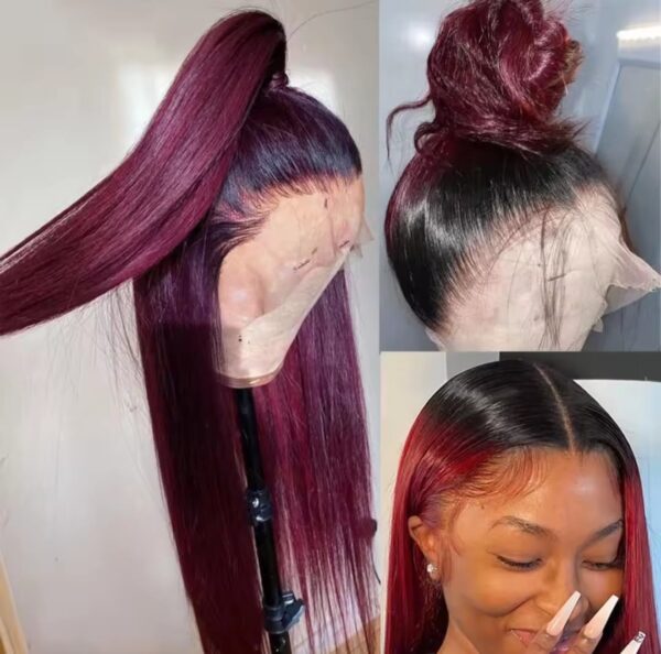 Lisse rouge noire 20 à 30 pouces – Image 5
