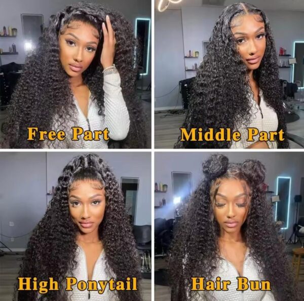 Bouclée longue curly noire 20 à 30 pouces – Image 5