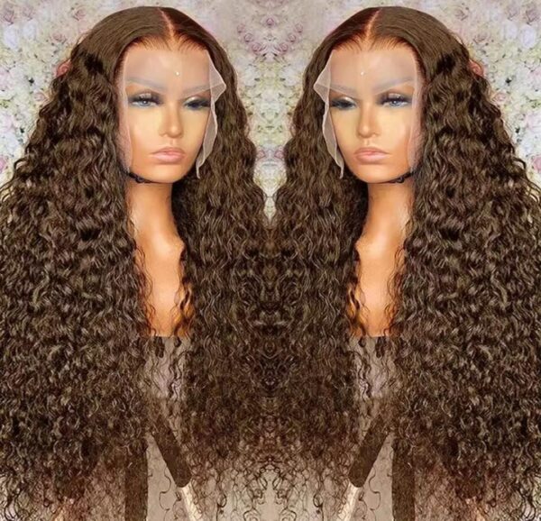 Bouclée longue curly marron 20 à 30 pouces