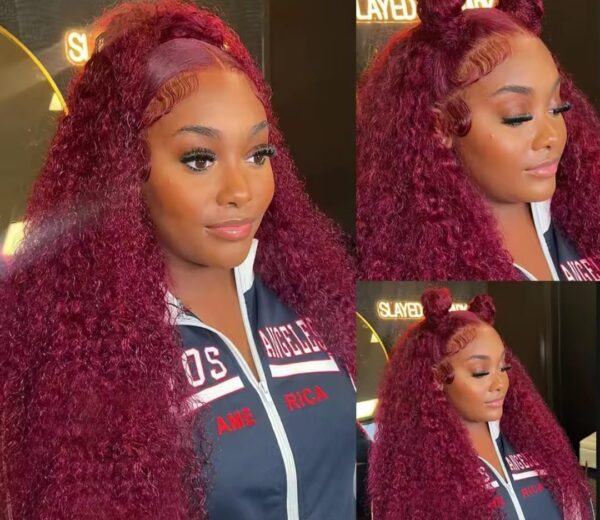 Bouclée longue curly rouge 20 à 30 pouces – Image 2
