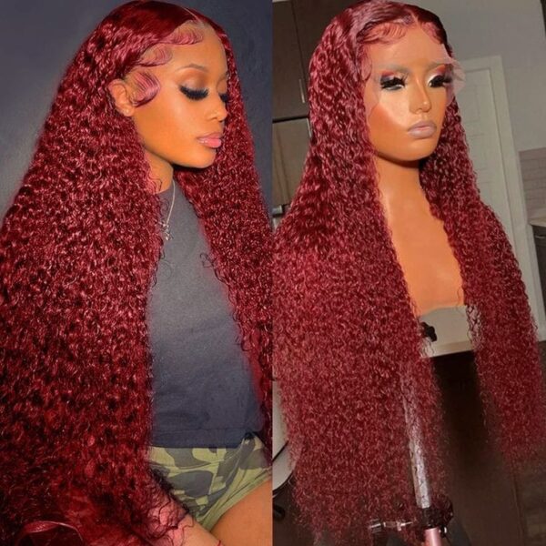 Bouclée longue curly rouge 20 à 30 pouces – Image 3