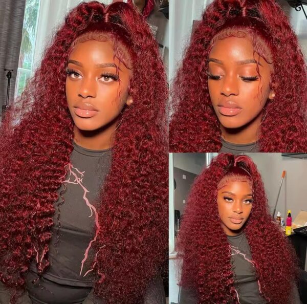 Bouclée longue curly rouge 20 à 30 pouces – Image 4