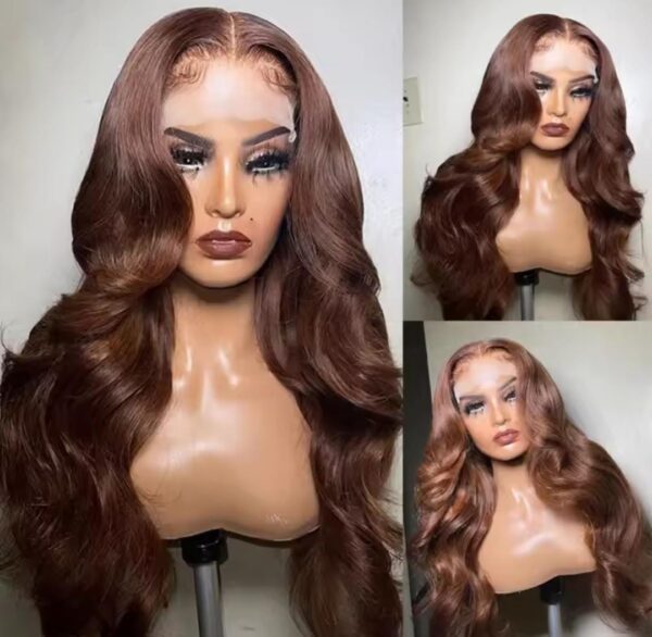 Bouclée longue wave marron 20 à 30 pouces