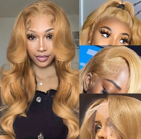 Bouclée longue wave blond crème 20 à 30 pouces – Image 4