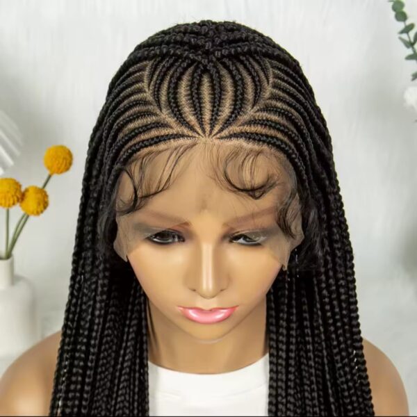 Rokia nattes tressée noire 36 pouces