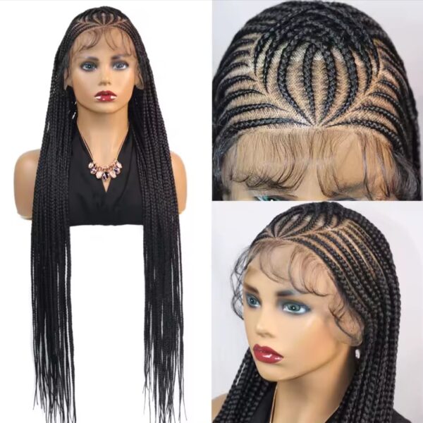 Rokia nattes tressée noire 36 pouces – Image 3