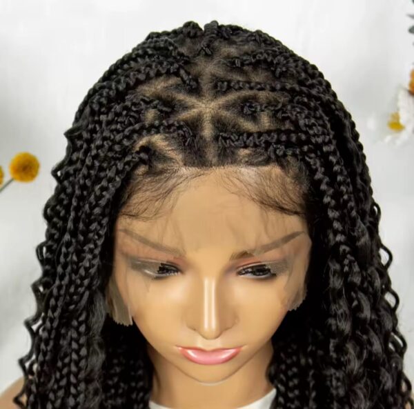Boho triangle braids noire 32 pouces – Image 3