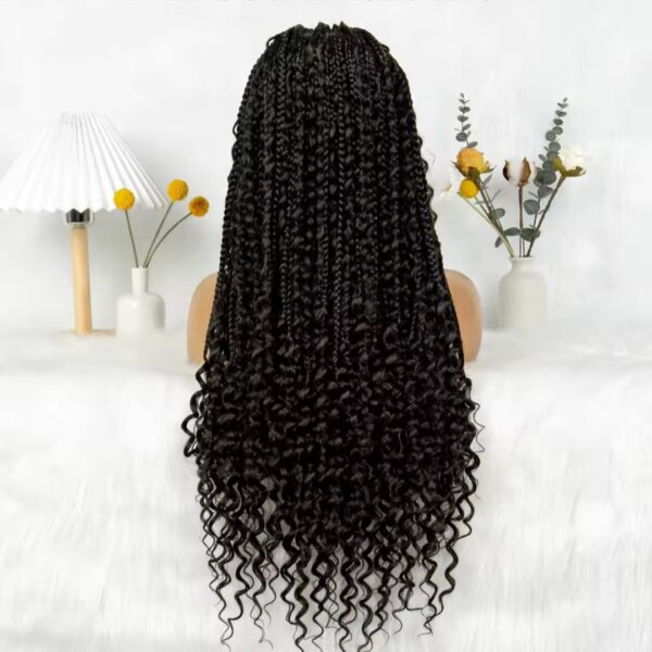 Boho triangle braids noire 32 pouces – Image 5