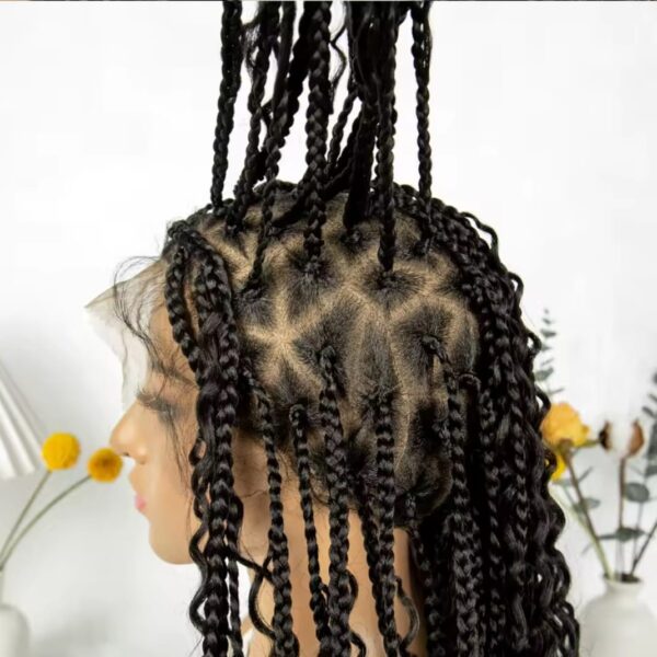 Boho triangle braids noire 32 pouces – Image 4