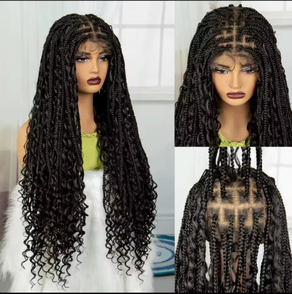 Boho box braids noire 32 pouces