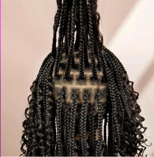 Boho box braids noire 16 pouces – Image 4